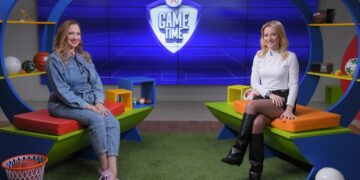 Η Κλέλια Πανταζή (αριστερά) με την Λίλα Κουντουριώτη (φωτ.: ΟΠΑΠ)