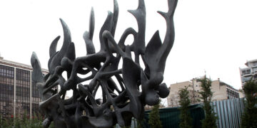 Το μνημείο Ολοκαυτώματος στη Θεσσαλονίκη (φωτ.: EUROKINISSI)