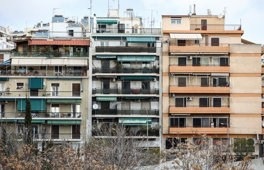 Πολυκατοικίες στην Αθήνα (φωτ.: EUROKINISSI/Γιάννης Παναγόπουλος)