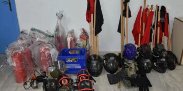 Μερικά από τα ευρήματα (πηγή: Γενική Αστυνομική Διεύθυνση Θεσσαλονίκης)