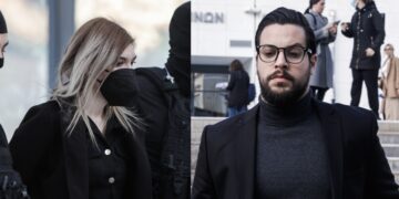 Η Ρούλα Πισπιρίγκου και ο Μάνος Δασκαλάκης (φωτ.: EUROKINISSI / Βασίλης Ρεμπάπης/Γιώργος Κονταρίνης)