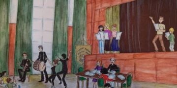 Σκίτσο Ιωάννας Δήμου (πηγή: facebook.com/ ΣΥΛΛΟΓΟΣ ΠΟΝΤΙΩΝ "ΑΡΓΟΝΑΥΤΑΙ - ΚΟΜΝΗΝΟΙ")