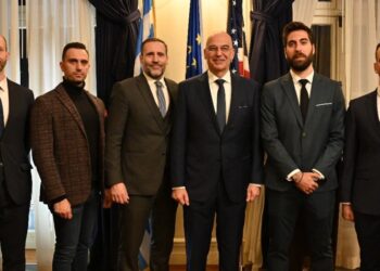 Εκδήλωση προς τιμής του ΥΠΕΘΑ Νίκου Δένδια στη Βοστώνη (φωτ.: twitter.com/NikosDendias)
