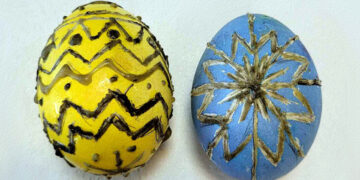 Αυγά διακοσμημένα με τον παραδοσιακό ουκρανικό τρόπο
