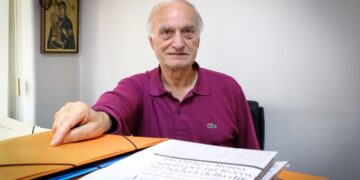 Ο Μανώλης Μαυρομμάτης σε παλιότερη φωτογραφία (φωτ.: EUROKINISSI/Αντώνης Νικολόπουλος)