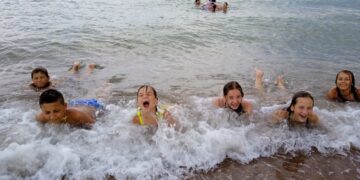 Παιδιά από την Ουκρανία φιλοξενήθηκαν σε ελληνικές κατασκηνώσεις (φωτ.: Υπουργείο Μετανάστευσης)