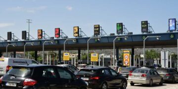 Στιγμιότυπο από την Εθνική Οδό Αθηνών - Λαμίας νωρίτερα σήμερα (φωτ.: Μιχάλης Καραγιάννης/ EUROKINISSI)