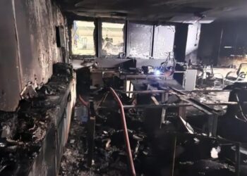 Ορισμένοι χώροι καταστράφηκαν ολοσχερώς (φωτ.: dikografies.blogspot.com)