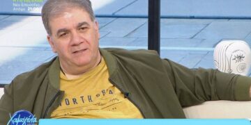 Ο Δημήτρης Σταρόβας σε πρόσφατη τηλεοπτική εμφάνιση (πηγή: Glomex)