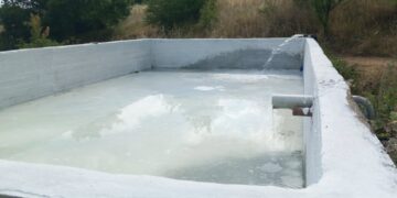 Δεξαμενή νερού (φωτ. αρχείου: facebook.com/ΔΕΥΑ Λαγκαδά)
