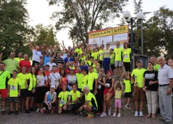 Στιγμιότυπο από τον τερματισμό προηγούμενης αθλητικής διοργάνωσης (φωτ.: facebook/ipsilantios)
