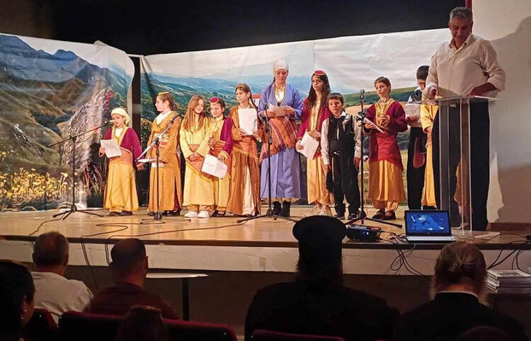 Μαθητές και μαθήτριες του Δημοτικού Μουριών (φωτ.: Facebook / Δήμος Κιλκίς)