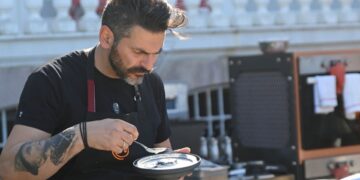 Ο Νίκος Κυψίδης στην τελευταία δοκιμασία του στο masterchef (φωτ.: Χ/masterchefgr)