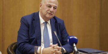 O υπουργός Αγροτικής Ανάπτυξης και Τροφίμων Κώστας Τσιάρας (φωτ.: ΑΠΕ-ΜΠΕ/ Γρ. Τύπου Πρωθυπουργού/Δημήτρης Παπαμήτσος)