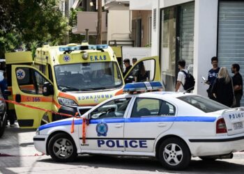 Δολοφονία άνδρα μέσα σε αυτοκίνητο, στη συμβολή των οδών 25ης Μαρτίου και Κρήτης στο Ψυχικό, Τρίτη 2 Ιουλίου 2024 (φωτ.: Eurokinissi/Σωτήρης Δημητρόπουλος)