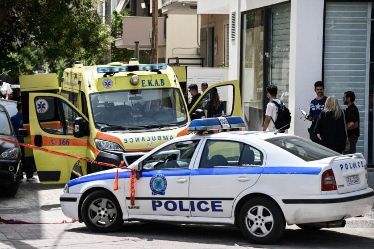 Δολοφονία άνδρα μέσα σε αυτοκίνητο, στη συμβολή των οδών 25ης Μαρτίου και Κρήτης στο Ψυχικό, Τρίτη 2 Ιουλίου 2024 (φωτ.: Eurokinissi/Σωτήρης Δημητρόπουλος)