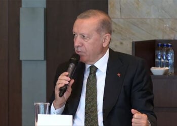 Στιγμιότυπο από την ομιλία του Ερντογάν στη Ριζούντα (πηγή: x.com)