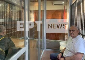 Ο Φρέντι Μπελέρης στο δικαστήριο (φωτ.: ertnews.gr)