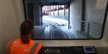 Δοκιμές των συρμών και των συστημάτων ασφαλείας στο Μετρό Θεσσαλονίκης (φωτ.: ΜΟΤΙΟΝΤΕΑΜ/Βασίλης Βερβερίδης)