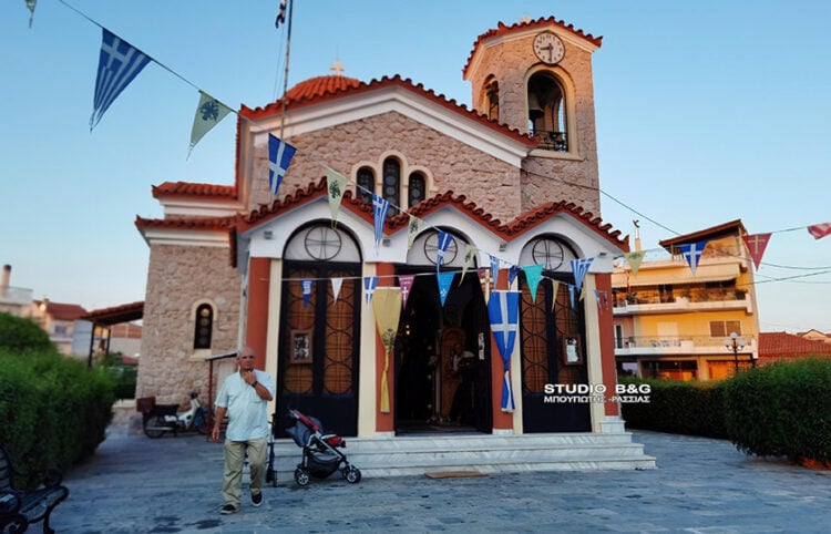 Ο ναός της Θεομάνας στη Νέα Κίο Αργολίδας (φωτ.:  Αργολικές Ειδήσεις)