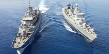 Φρεγάτες του Πολεμικού Ναυτικού (φωτ.: Γραφείο Τύπου Γενικού Επιτελείου Ναυτικού)