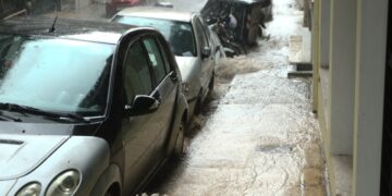 Κακοκαιρία στην Αττική ( φωτ.: Eurokinissi/Χρήστος Μπόνης)