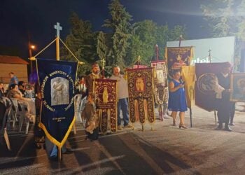 Στιγμιότυπο από το 24ο Γαβούστημα Καππαδοκών που έγινε στην Πλαγιά Κιλκίς (φωτ.: Δήμος Κιλκίς)