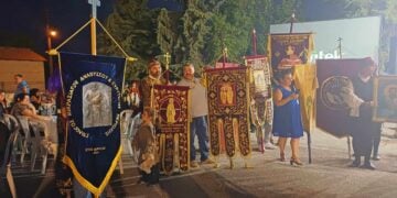 Στιγμιότυπο από το 24ο Γαβούστημα Καππαδοκών που έγινε στην Πλαγιά Κιλκίς (φωτ.: Δήμος Κιλκίς)