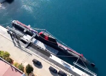 Το νέο υποβρύχιο του τουρκικού Πολεμικού Ναυτικού (φωτ.: Χ/T.C. Millî Savunma Bakanlığı)
