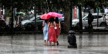 Βροχή στην Αθήνα (φωτ.: EUROKINISSI / Μαριάνθη Τσομπανοπούλου)