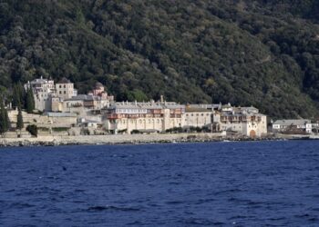 Η Μονή Ξενοφώντος στο Άγιο Όρος (φωτ. αρχείου: ΑΠΕ-ΜΠΕ/Δημήτρης Πανάγος)