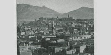 Άποψη του Ερζερούμ το 1919 (φωτ.: BANSE, Ewald. Die Türkei, eine moderne Geographie, Hamburg, Georg Westermann /Βιβλιοθήκη ιδρύματος Αικατερίνης Λασκαρίδη)