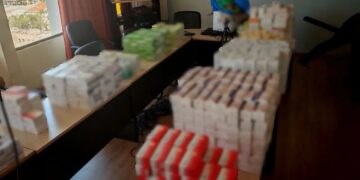 Φωτογραφία από τα κατασχεθέντα φάρμακα (φωτ.: Ελληνική Αστυνομία)