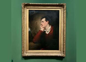Ο Λόρδος Βύρων σε πίνακα του Richard Westall, του 1813, ο οποίος φιλοξενείται στην Εθνική Πινακοθήκη Προσωπογραφιών του Λονδίνου (φωτ.: The Art Newspaper)