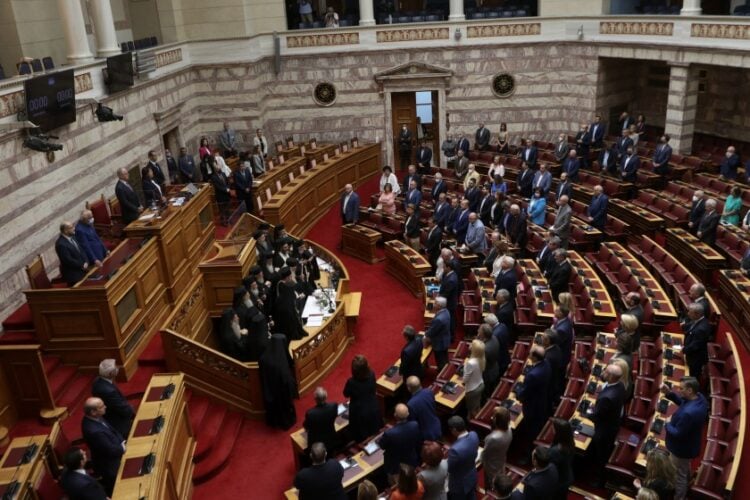 Φωτογραφία αρχείου από αγιασμό στη Βουλή για την έναρξη της νέας κοινοβουλευτικής περιόδου (Πηγή: Ιερά Σύνοδος/Χρήστος Μπόνης)