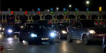 Καθυστερήσεις έως και 45' παρατηρούνται στα διόδια των Μαλγάρων (φωτ.: glomex)