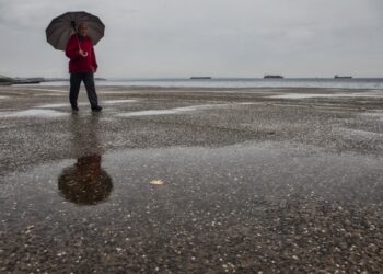 Βροχερό και φθινοπωρινό το σκηνικό στη Θεσσσαλονίκη (φωτ.: ΜΟΤΙΟΝΤΕΑΜ/Βασίλης Βερβερίδης)