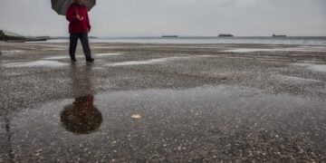 Βροχερό και φθινοπωρινό το σκηνικό στη Θεσσσαλονίκη (φωτ.: ΜΟΤΙΟΝΤΕΑΜ/Βασίλης Βερβερίδης)