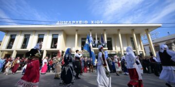 Στιγμιότυπο από την παρέλαση (φωτ.: Γραφείο Τύπου ΠΑΣΟΚ)