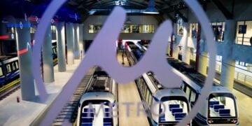 Συρμοί στο μετρό της Θεσσαλονίκης (φωτ.: EUROKINISSI/Γιώργος Κονταρίνης)