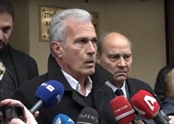 Ο συνταγματάρχης έκανε δηλώσεις για τη δική του περίπτωση στο 424 Στρατιωτικό Νοσοκομείο της Θεσσαλονίκης (φωτ.: glomex)