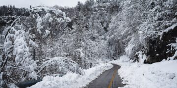 Χιόνια στον Κίσσαβο (φωτ.: EUROKINISSI)