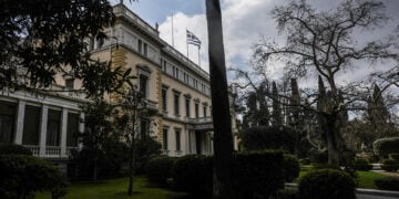 Άποψη από τους εσωτερικούς και εξωτερικούς χώρους στο Προεδρικό Μέγαρο (φωτ.: ΑΠΕ-ΜΠΕ/ Προεδρία της Δημοκρατίας/Θοδωρής Μανωλόπουλος)