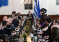 Συνεδρίαση του νέου Υπουργικού Συμβουλίου στο Μέγαρο Μαξίμου (φωτ.: Τατιάνα Μπόλαρη/EUROKINISSI)