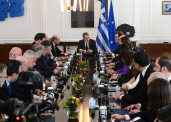 Συνεδρίαση του νέου Υπουργικού Συμβουλίου στο Μέγαρο Μαξίμου (φωτ.: Τατιάνα Μπόλαρη/EUROKINISSI)