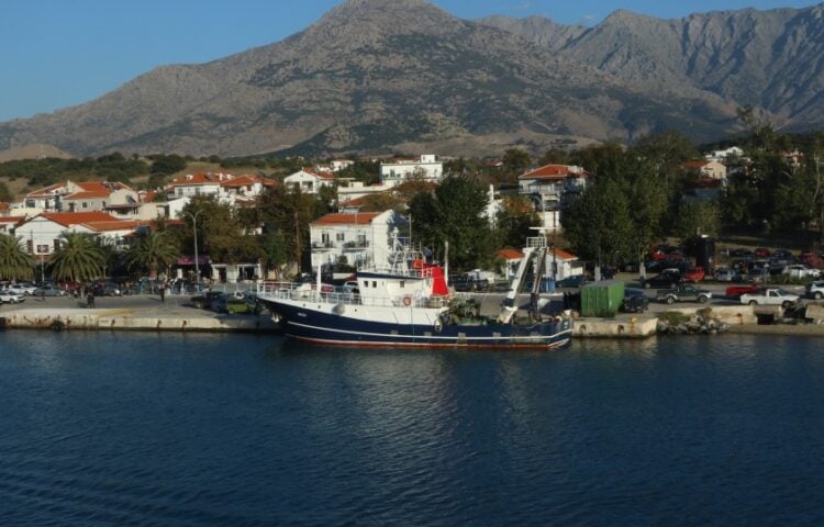 Το λιμάνι της Καμαριώτισσας στη Σαμοθράκη (φωτ.: Eurokinissi/Χρήστος Μπόνης)