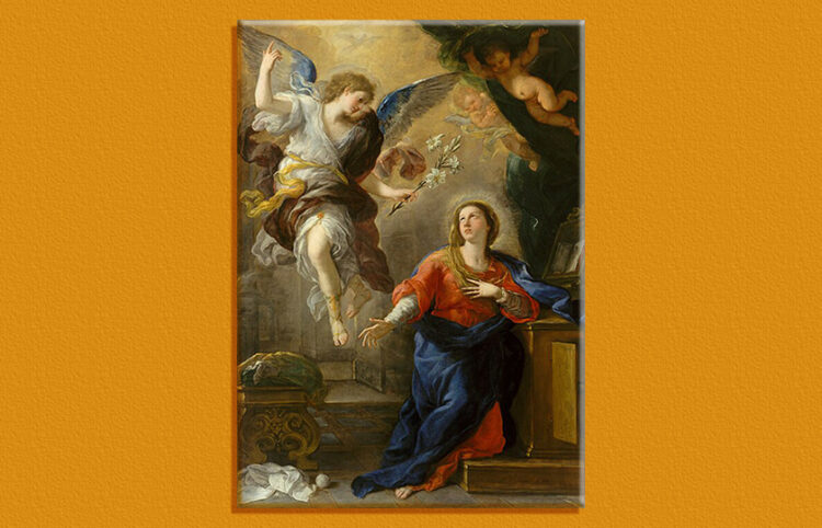 Ο Ευαγγελισμός της Θεοτόκου διά χειρός Luca Giordano (πηγή: commons.wikimedia.org)