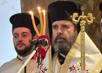 Ο νέος αρχιεπίσκοπος Αλβανίας, Ιωάννης (φωτ.: facebook / Radio «Ngjallja»)