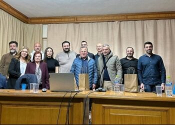 Στιγμιότυπο από την ημερίδα (φωτ.: facebook/ Εύξεινος Λέσχη Περιστάσεως)