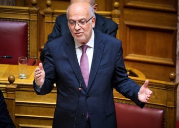 Ο υπουργός Δικαιοσύνης Γιώργος Φλωρίδης (φωτ.: EUROKINISSI / Γιώργος Κονταρίνης)